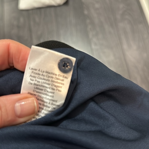 Team 365 Navy Notre Dame Golf Polo. Size Large - Picture 6 of 8